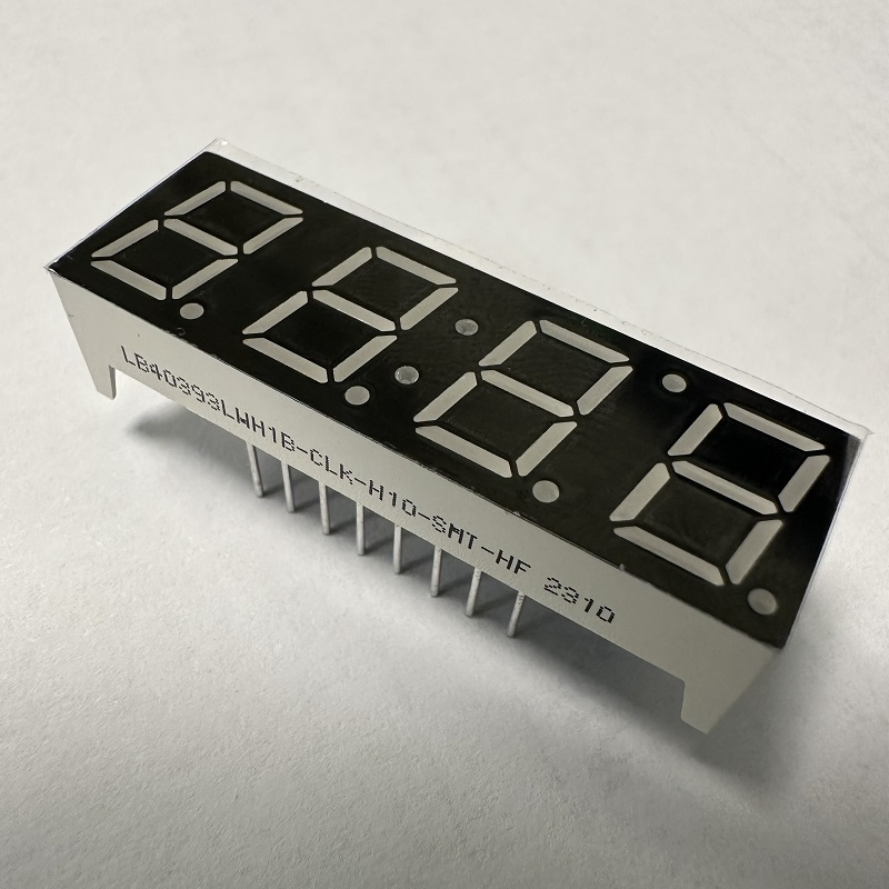 7 Segment LED Clock Display 0.39inch 4 Digit White for Air Fryer