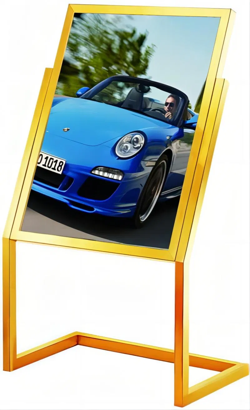 Titanium, Stainless Steel Sign Stand for Lobby (ZP-15)