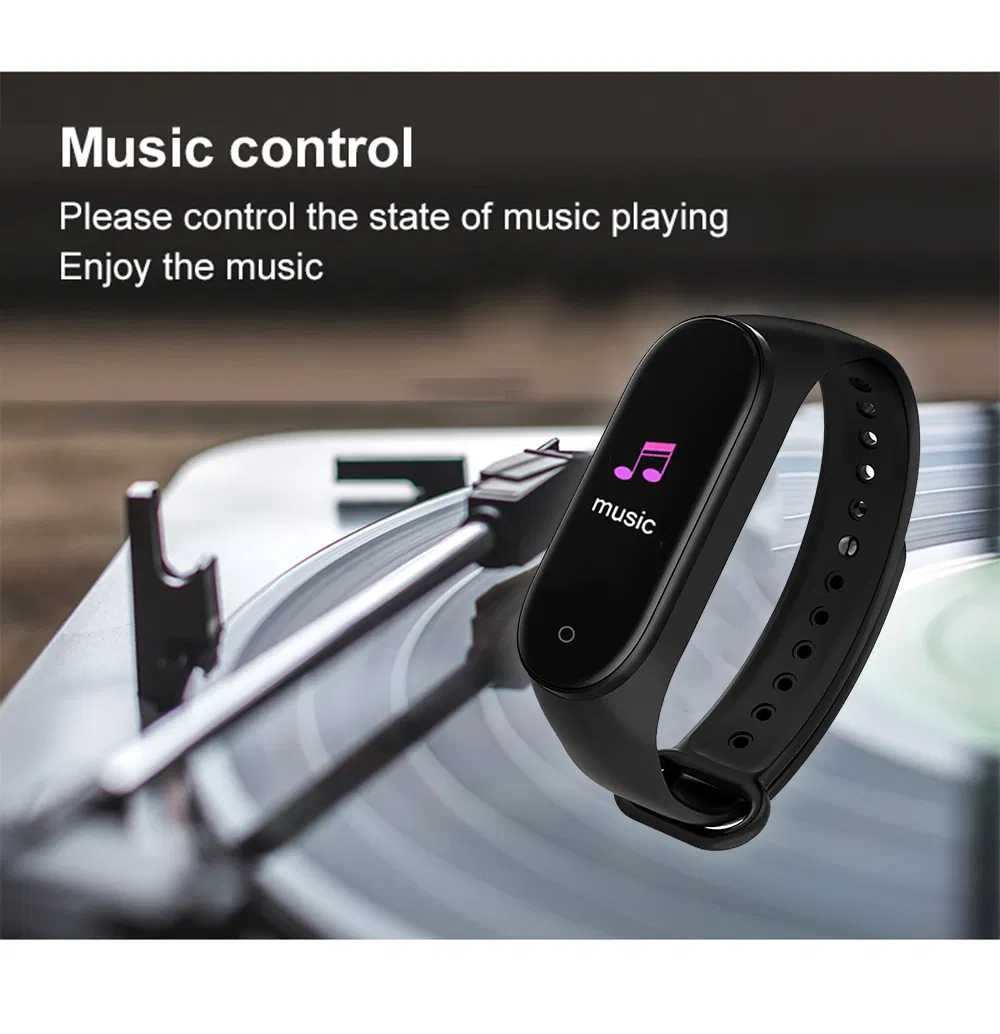 Фитнес-браслет M4 с пульсометром и тонометром