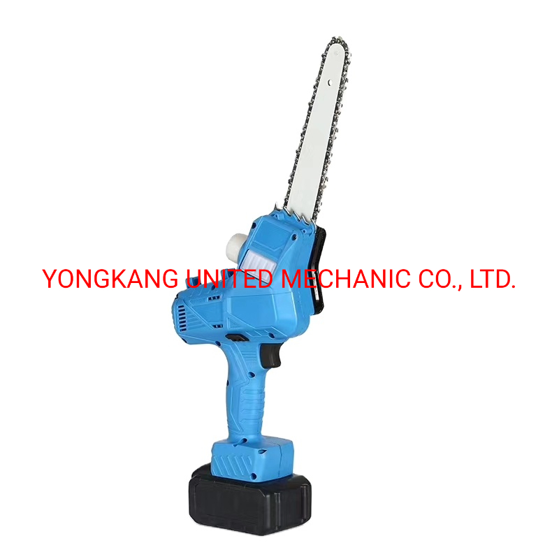 Um Wood Cutting Portable Electric Small Li Battery Chainsaw