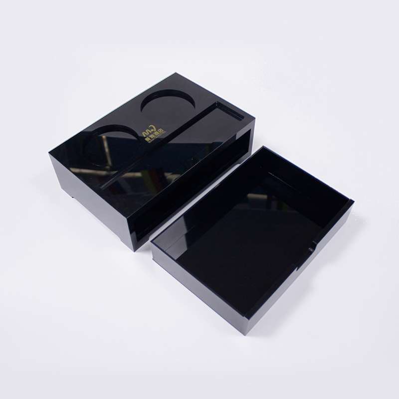 Custom Hotel Amenities Acrylic Mouthwash Lucite Bathroom Amenity Tray