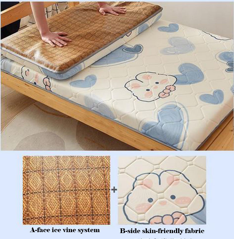 Soft Comfortable Fold Double Sided Cool Seat Single Person Summer Dormitory Mattress
