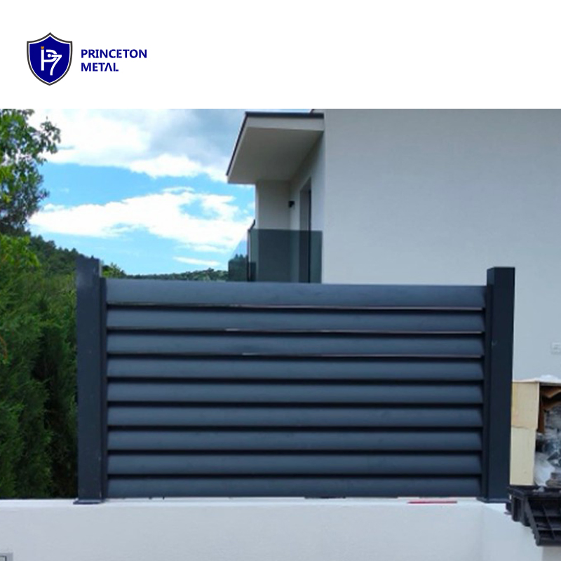 Privacy Louver Fence Outdoor Decorative Aluminium Garden Fence