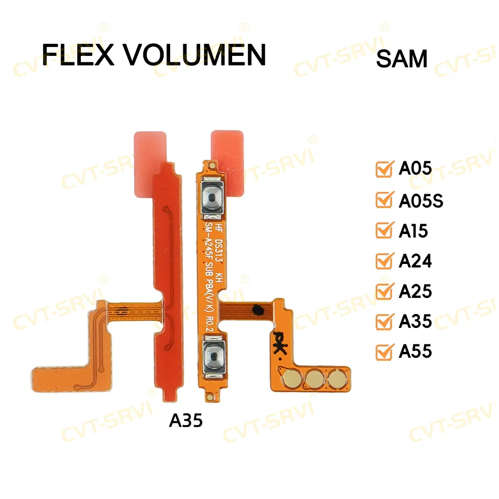 Шлейф кнопки громкости для Samsung A24/A05/A15/A25/A35/A55