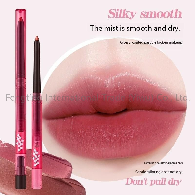 Long-Lasting Smooth Application Vegan Gel Plump Cruelty-Free Mineral-Infused Bare Color Lip Outline Matte Glossy and Waterproof Lip Liner