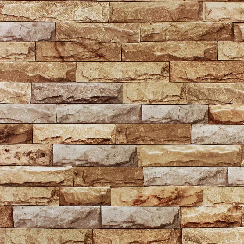 3D Vinyl Wall Wallpaper Designs 3D Brick Stone Wallpaper Home Decoration Wallpaper 3D
