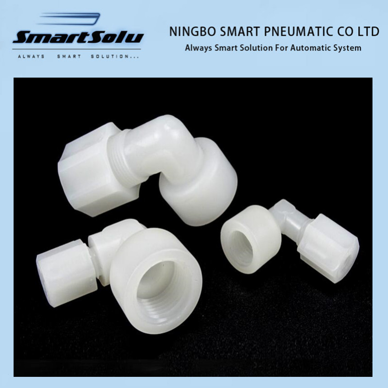PVDF Plastic 90 Degree Elbow Fittings