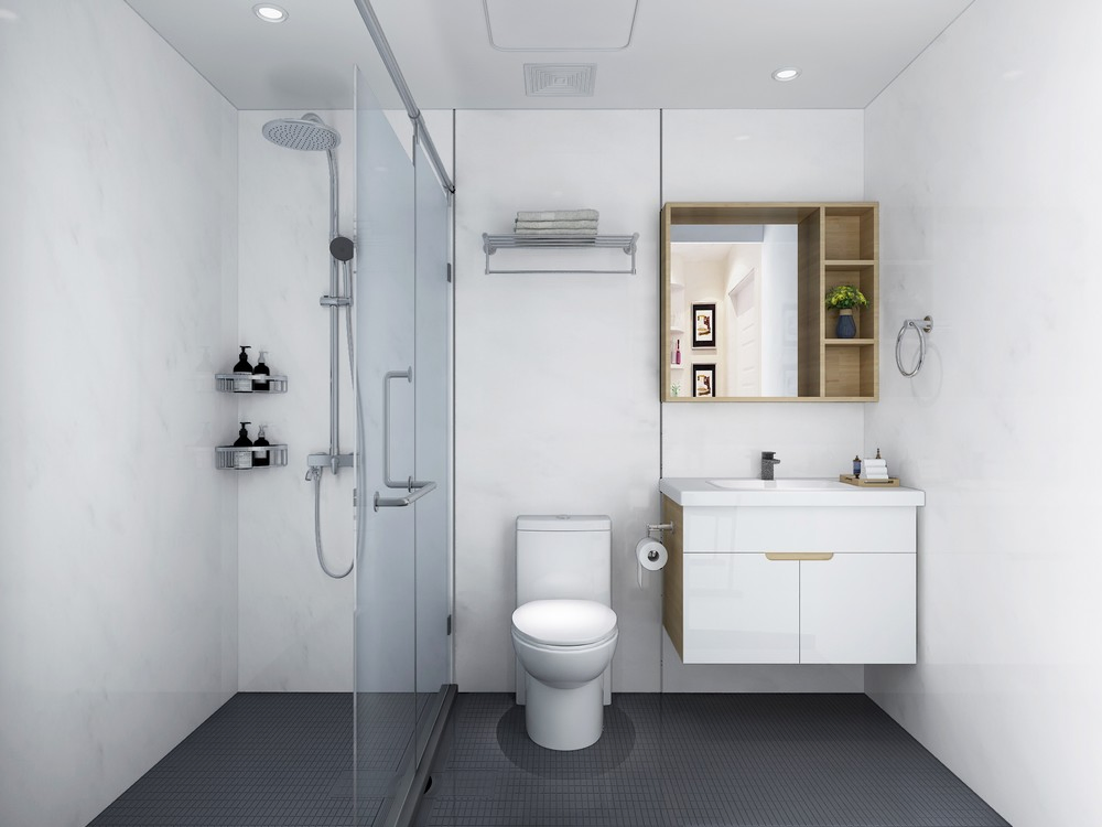 Tongnai High-End Eco-Friendly Residential Smart SMC Mobile Shower Bathroom