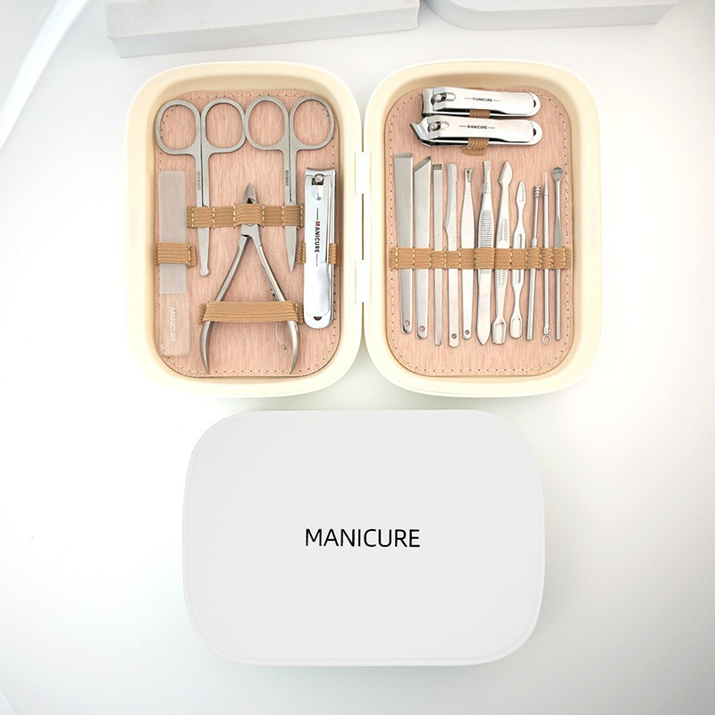 Nail Kit, Manicure Kit, Nail Care Kit, Manicure Pedicure Set, Nail Clippers Toenail Clippers Kit, Professional Manicure Kit Pedicure Kit, Green Travel