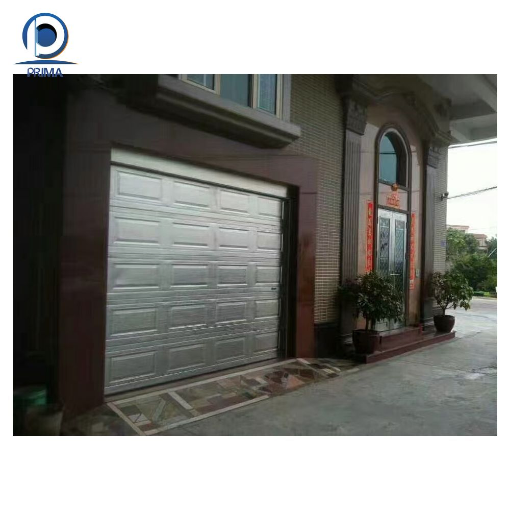 High Quality Customize Villa Automatic Remote Control Aluminum Glass Garage Door