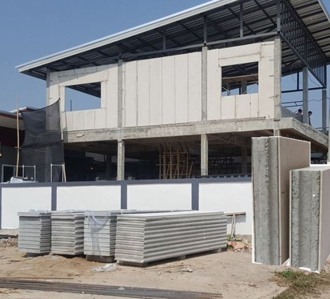 High Density 50mm/75mm/100mm/150mm/200mm Thickness EPS/Polystyrene Foam Sandwich Panel for Wall/Ceiling/Roof/Partitionce Building Materials