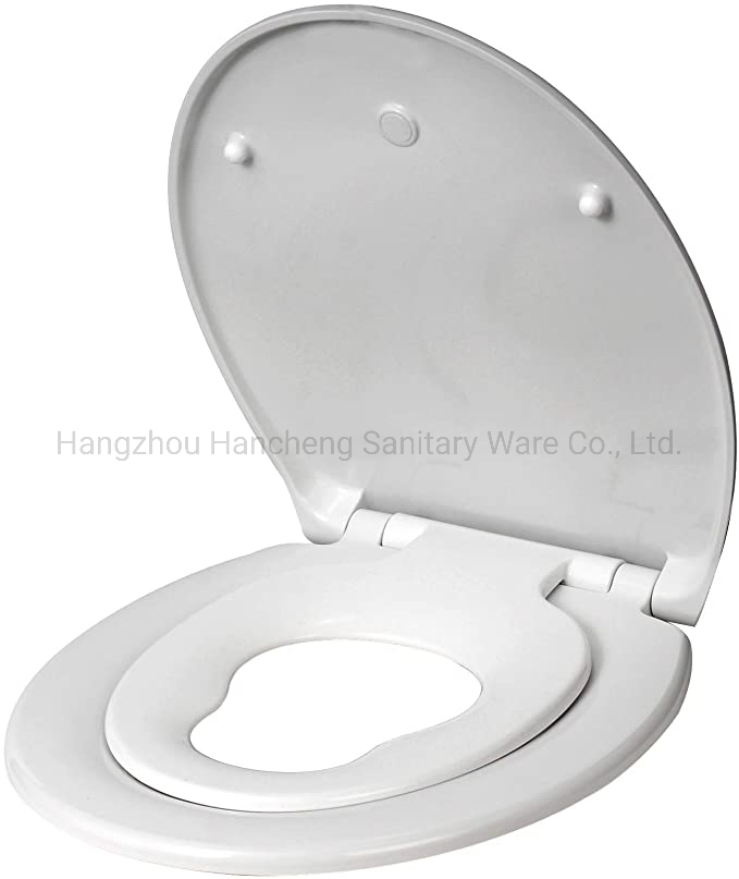 Child Potty Training Soft Close Quick Release Toilet Seat with Top Fixing Bottom Fixing