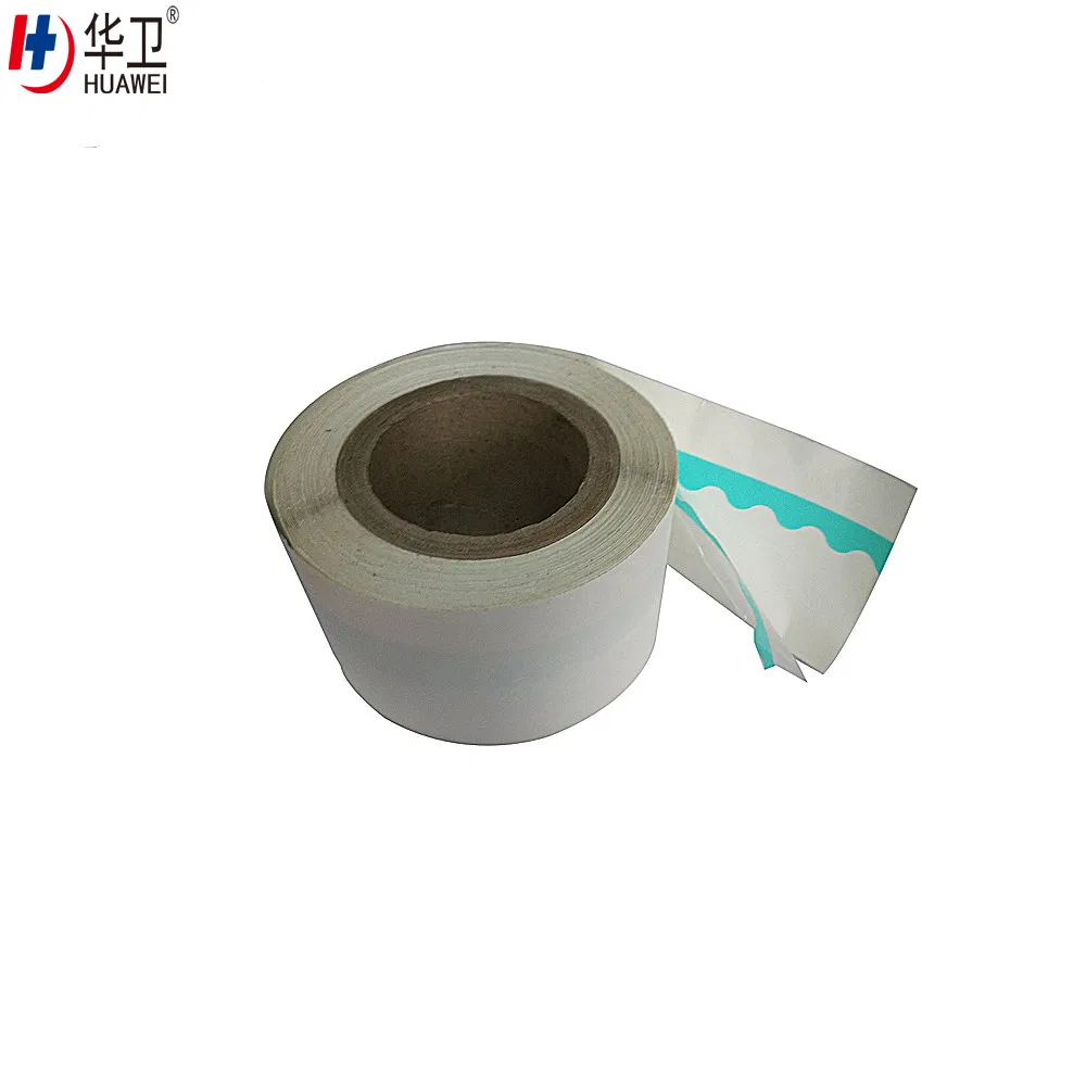 Medical Acrylic Adhesive Anti-Bacterial PU Film Dressing Tape Roll