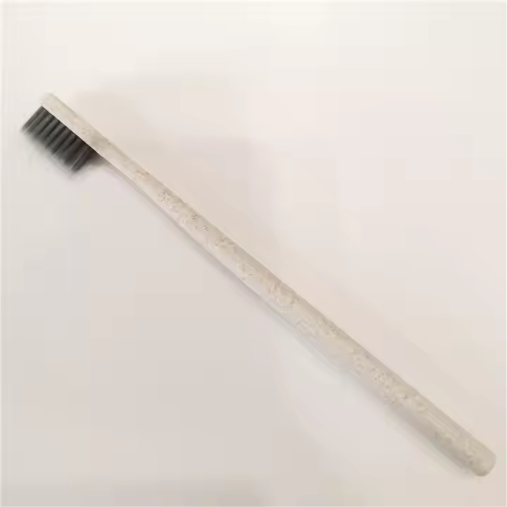 Eco-Friendly Wheat Straw Toothbrush Bamboo Charcoal Soft Hair Travel Toothbrush
