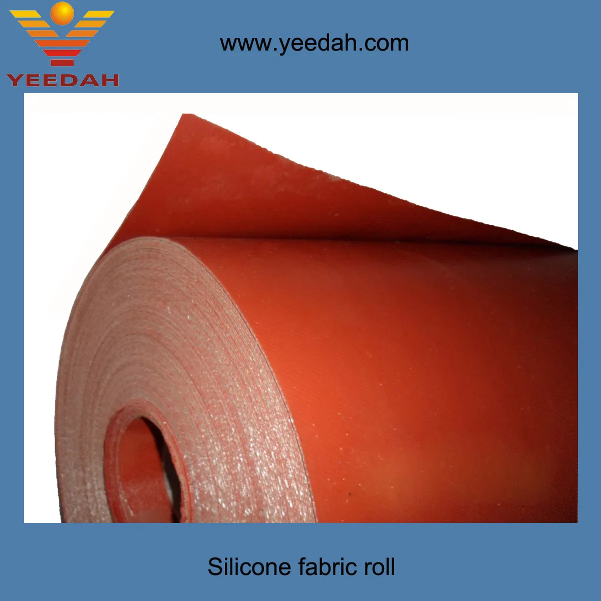Silicone Coated Fiber Glass Fireproof Material Fabric