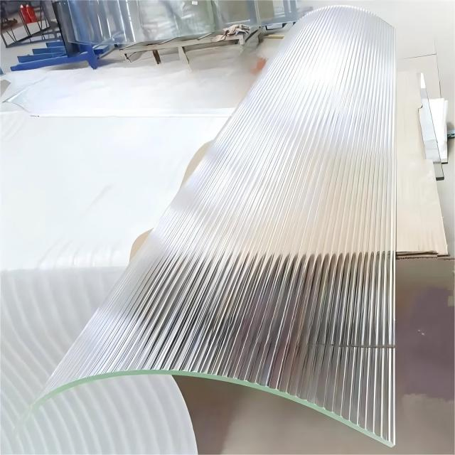 Clear Temperd Laminated Curved Bending Glass Panel