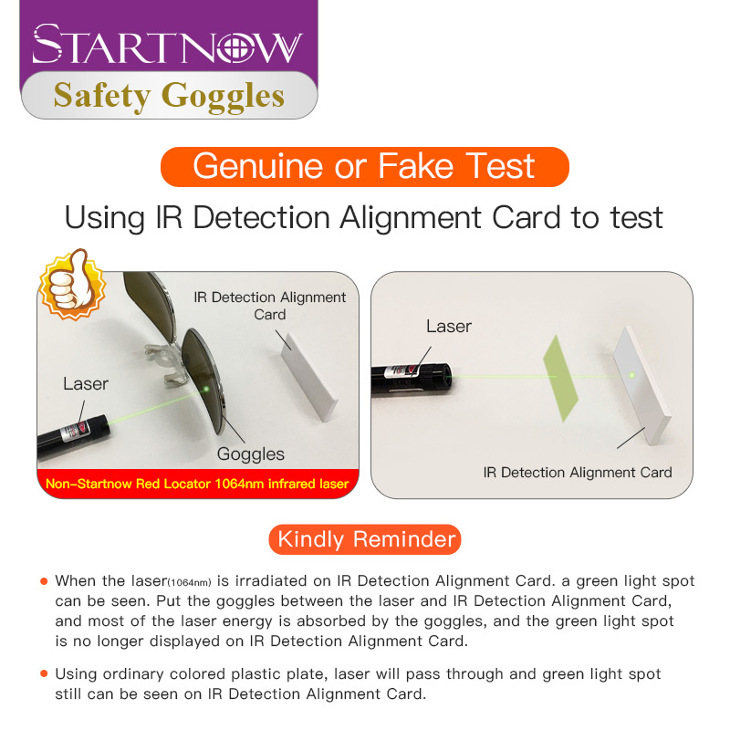 Startnow CE Black Classic Style 850-1300nm Laser Eyewear for YAG Marker Welding Machine Spare Parts Protection Glasses Safety Goggles