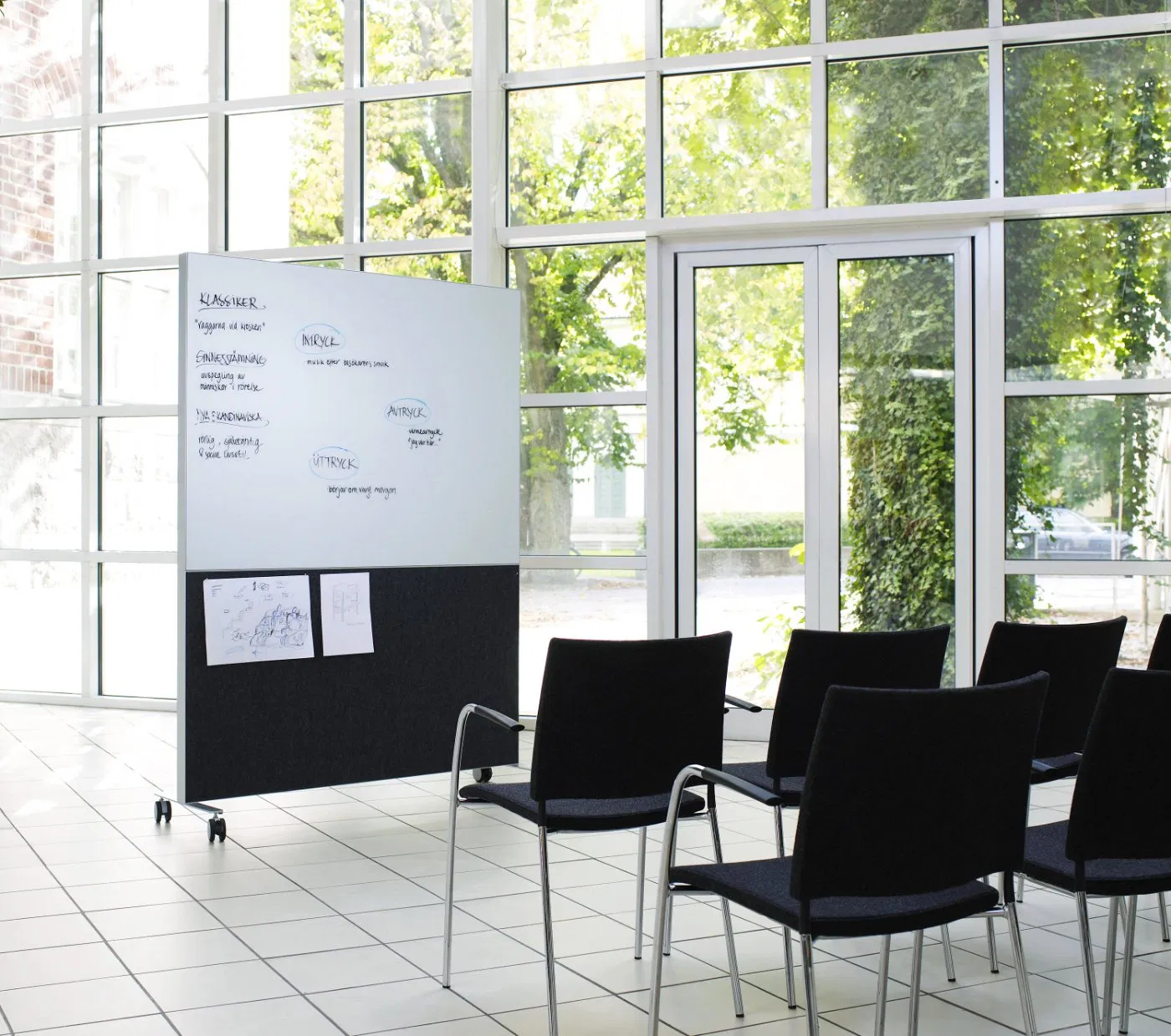 Eco-Friendly Pet Acoustic Partition Soundproof Pet Acoustic Whiteboard Room Noise Isolation Pet Acoustic Notice Board