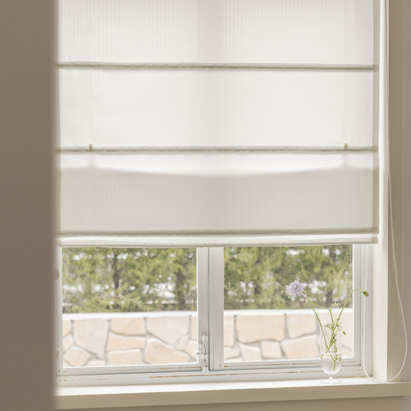 Factory Price Modern Roman Roller Shades Motorized Double Roman Blinds for Window
