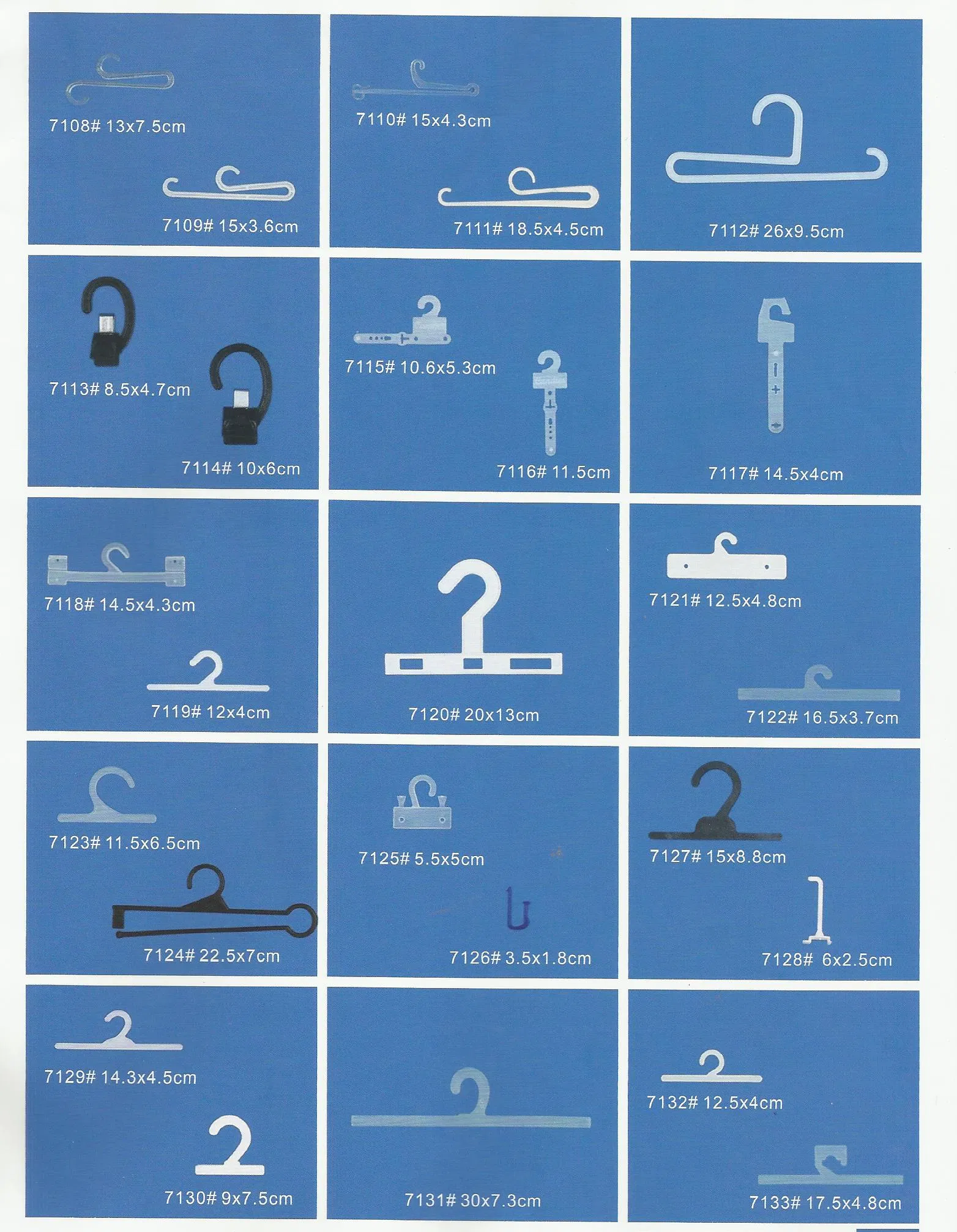 Custom Plastic Belt Display Hanger with Silk Print Custom Logo, Belt Buckle Hook