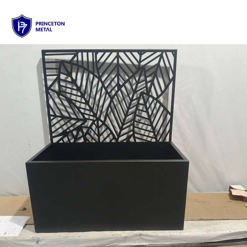 Горшок для растений алюминиевый уличный барьерный