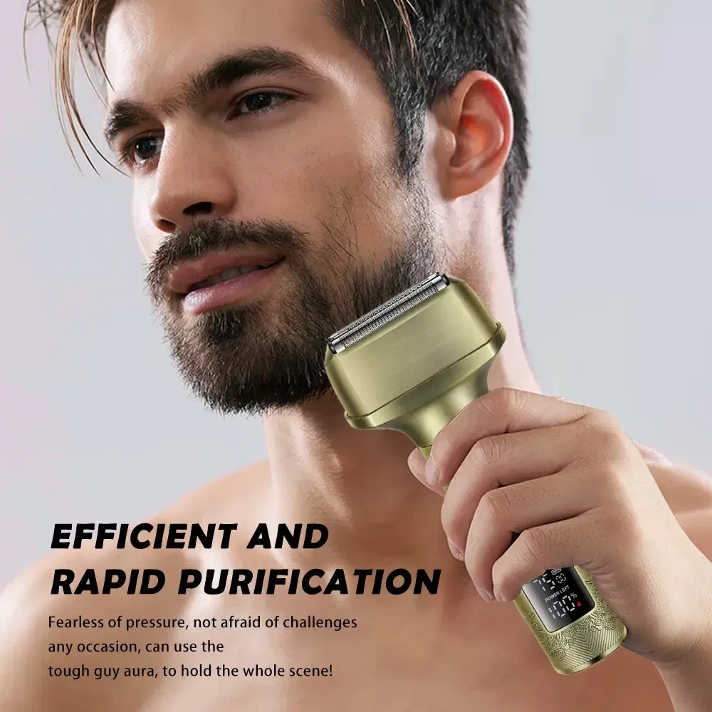 Triple Blade Floating Trimmer Head Li-ion Battery Electrical Razor Shaver