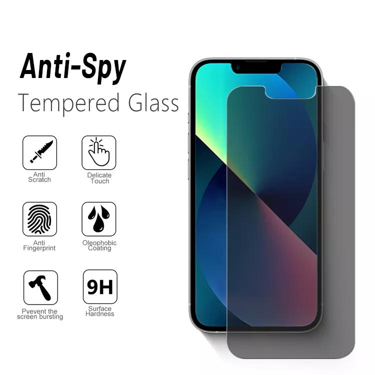 Защитное стекло с приватным эффектом для iPhone