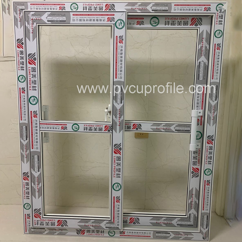 Double Glazed Glass Sliding Screen Door UPVC Patio Door