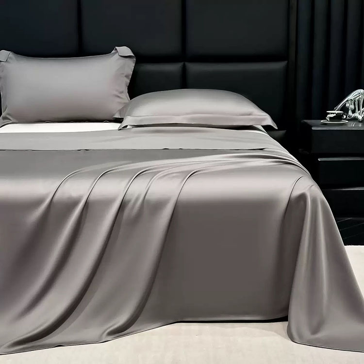 Summer Washable Solid Color Ice Silk Sheets Simple Generous Air-Conditioned Sheets