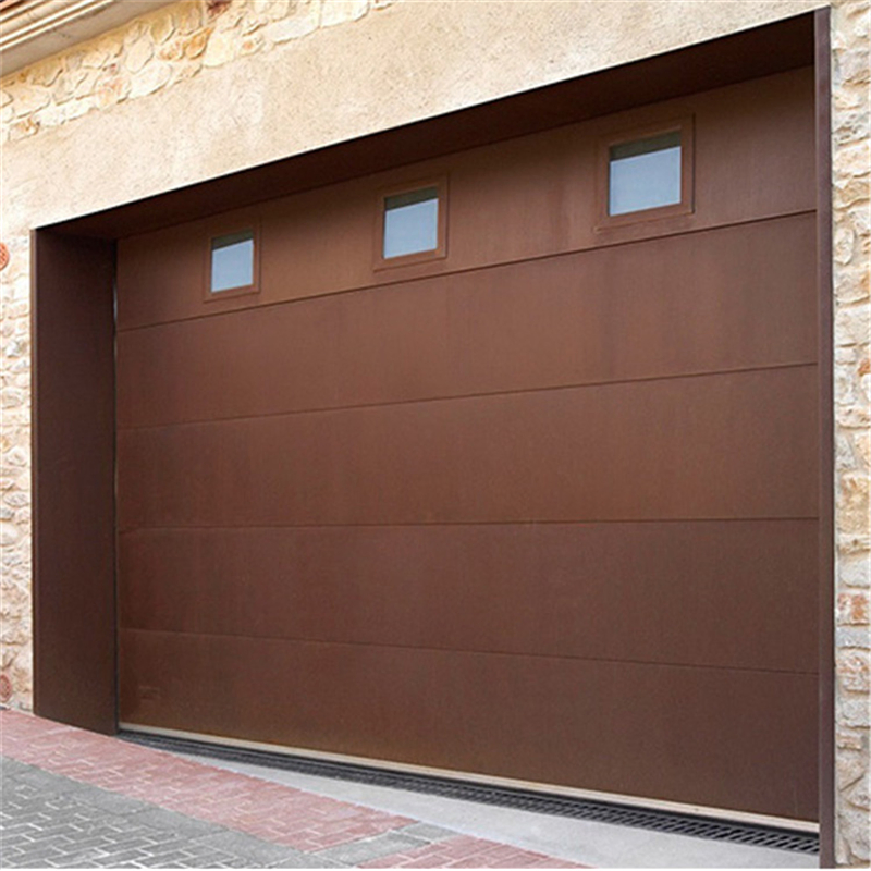 Factory Customized Modern Sectional Garage Gate Panel for Home Automatic Remote Control Electric Motor Garage Door