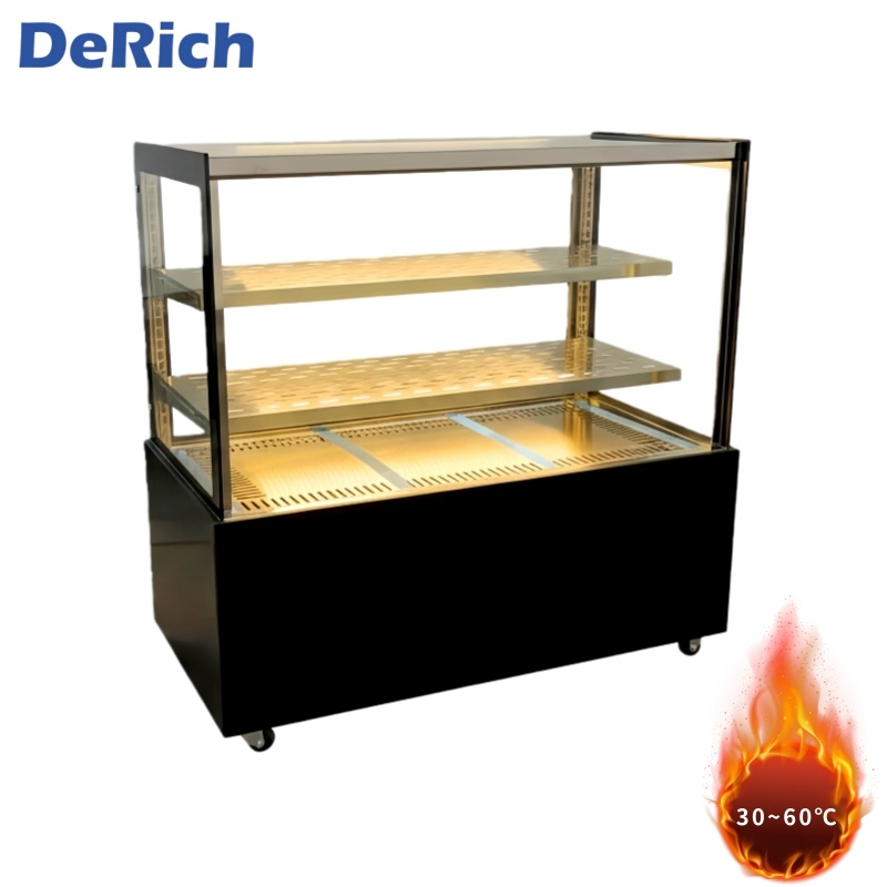 Derich Commercial Equipment Sliding Doors Warmer Heating Food Display