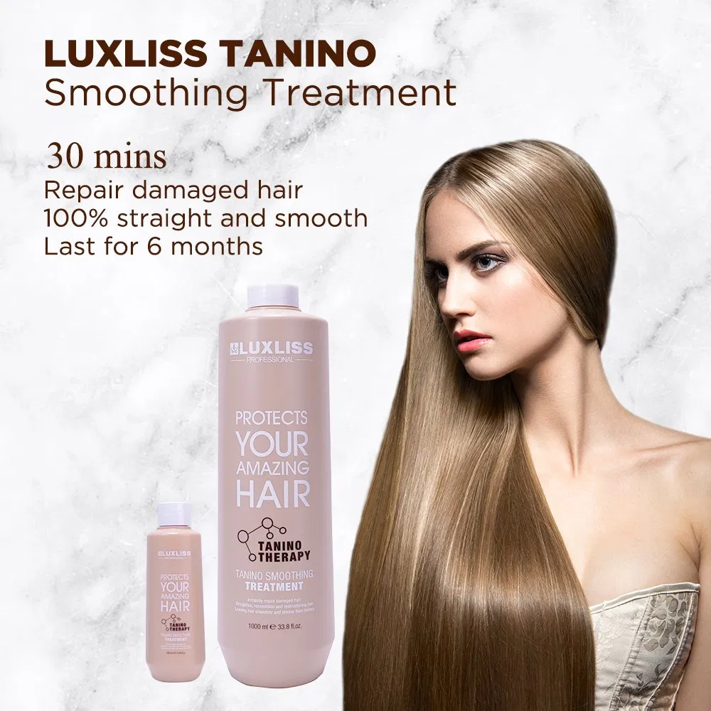 Luxliss Private Label Moisturizing Hair Cream Smoothening Straightening Tanino Hair Treatment
