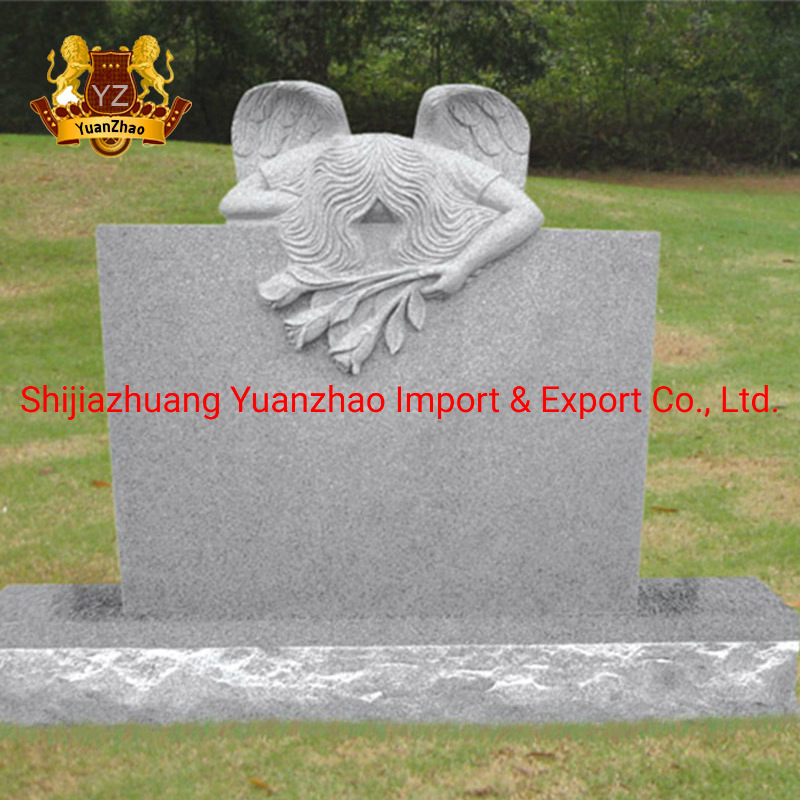 Granite Memorial Restingangel Gravestone Headstone Graveyard Decoration