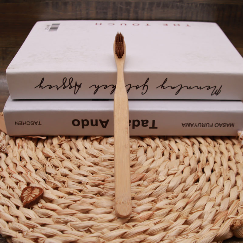 Eco-Friendly Bamboo Toothbrush for Hotels 100% Biodegradable Zero Plastic Custom Logo Available