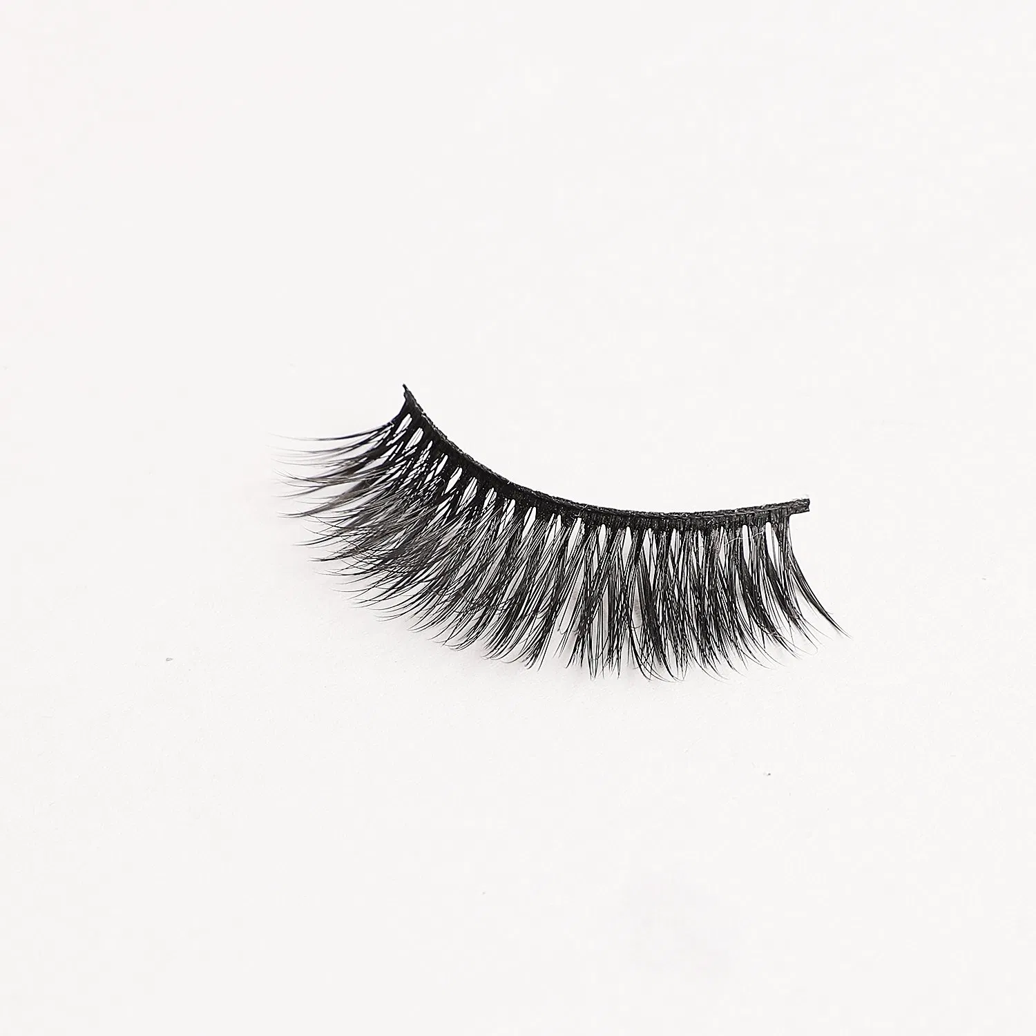 Top Quality Hand Made 3D Faux Mink Eyelash with Customized Package Black Cotton Band Supplies
