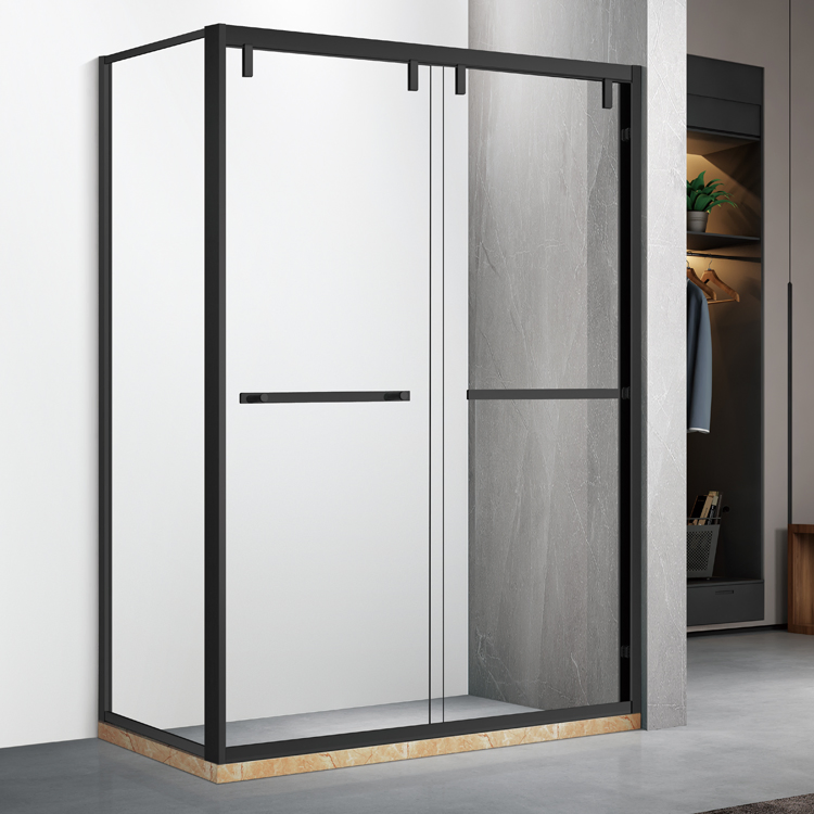 Bathroom Corner Rectangle Glass Sliding Shower Room Shower Enclosure