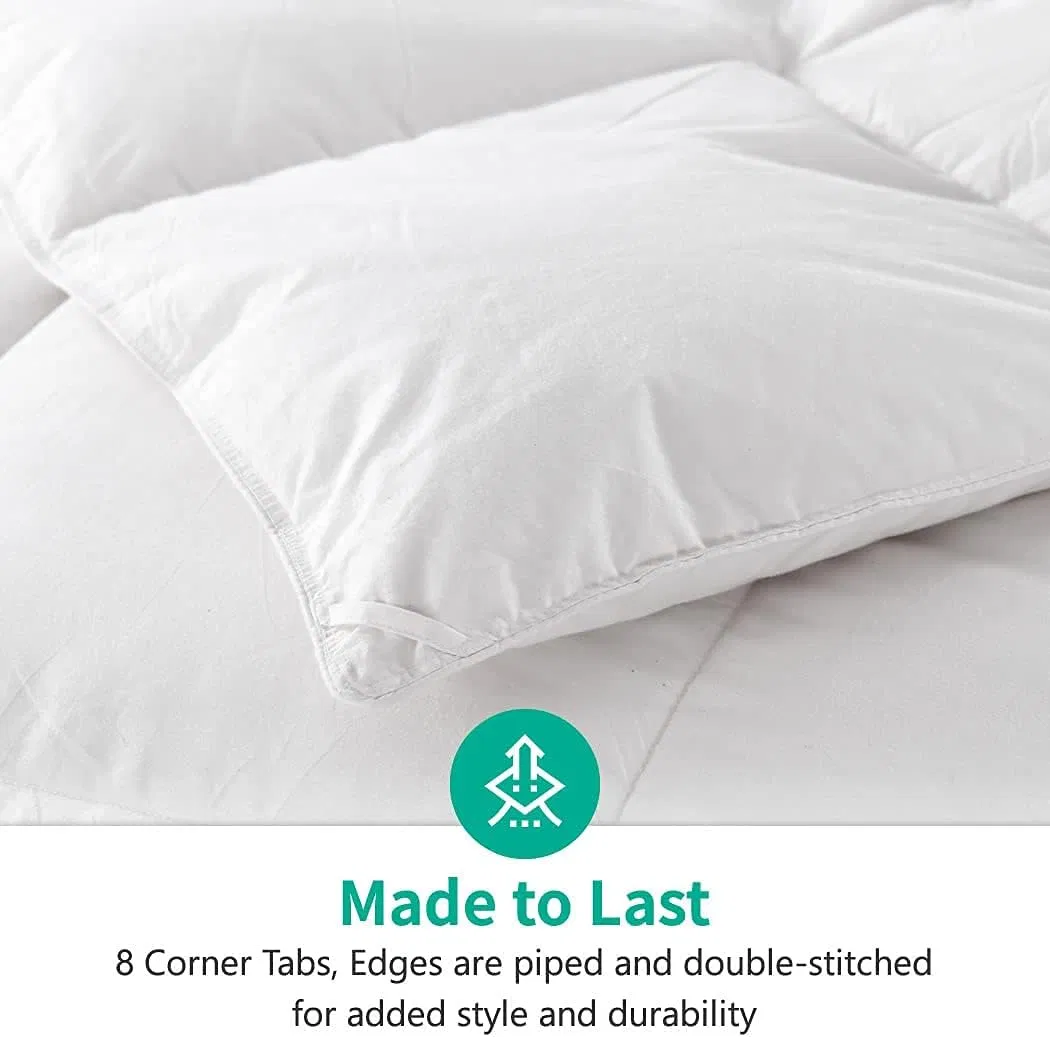 Luxurious Goose Down Comforter for All-Season Cozy Sleep