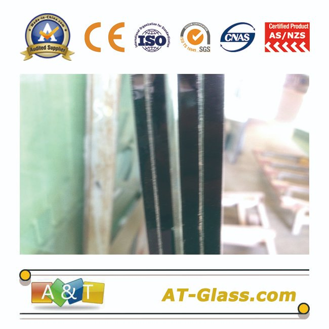 1830*2440mm Green PVB Laminated Tempered Glass for Government Buildings