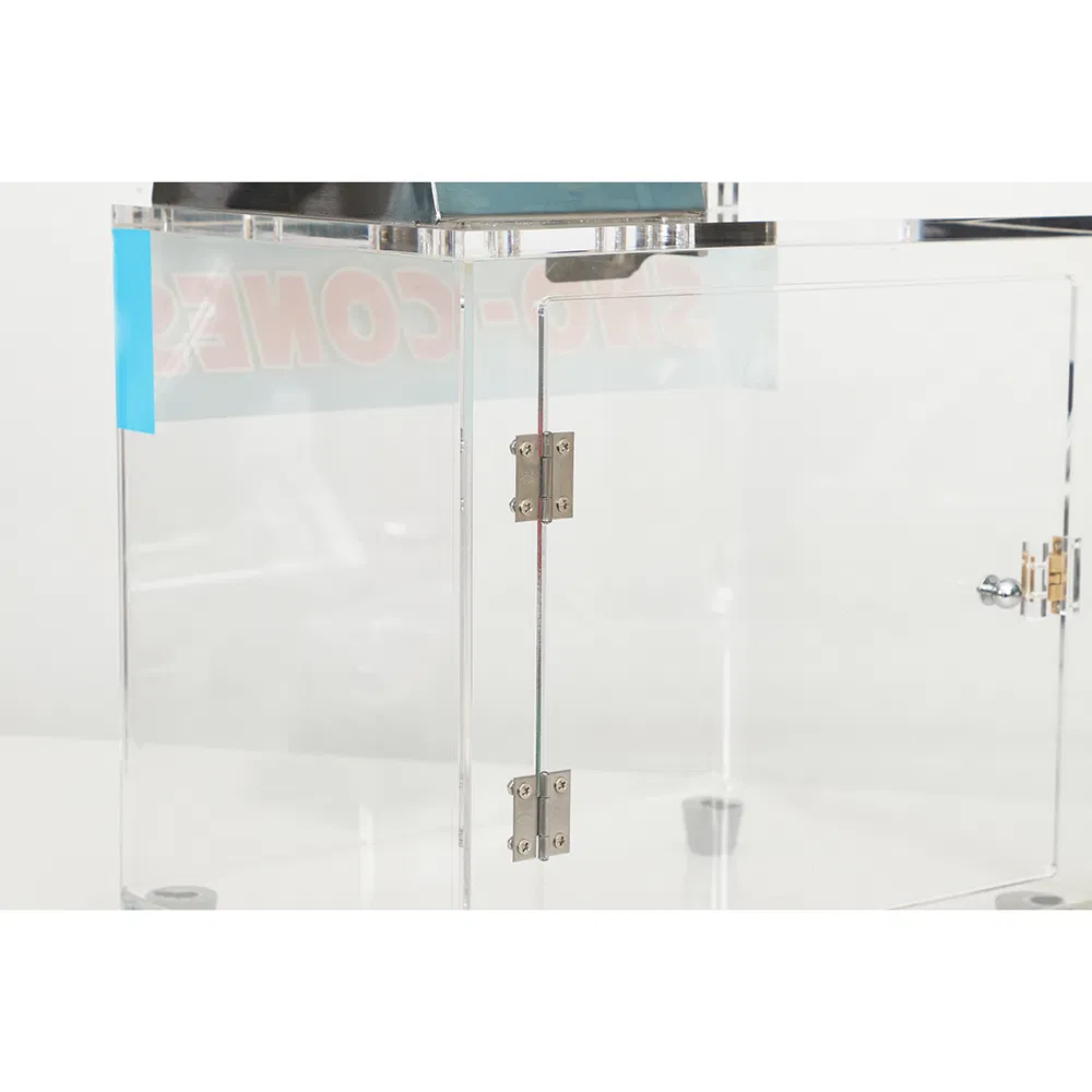 2022 Hot Sale Durable Stainless Steel Ice Crusher with Storage Cabinet