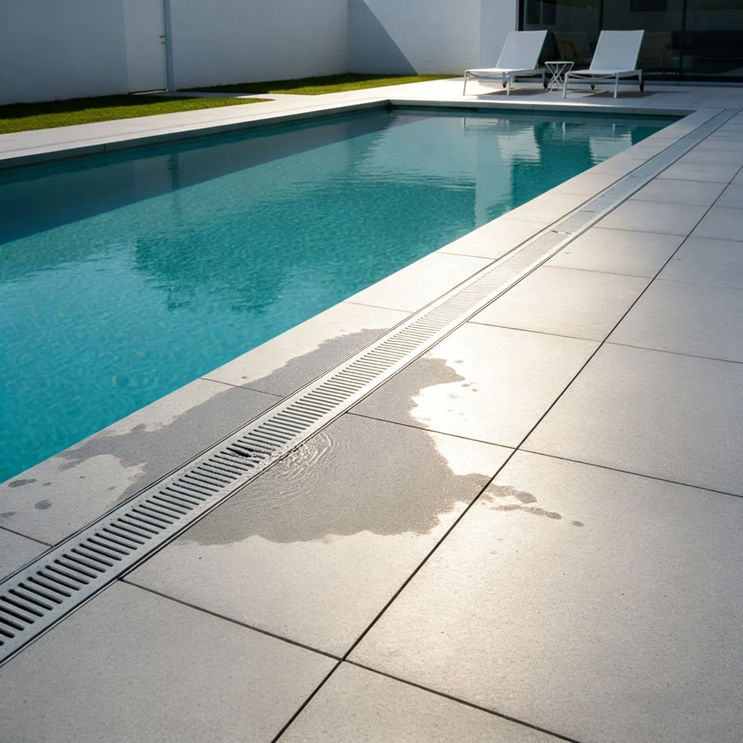 Efficient Plastic Drainage Channel Ideal for Pedestrian Areas and Patios