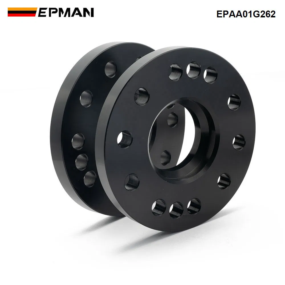 Epman 1 Pair 15mm Wheel Spacers for Nissan, 66.1mm Hub Centric, 5x114.3 PCD, T6061 Aluminum, Hard Anodized