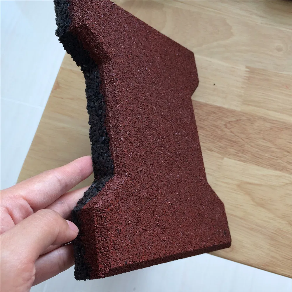 Horse Barn Dogbone Rubber Paver for Equestrian
