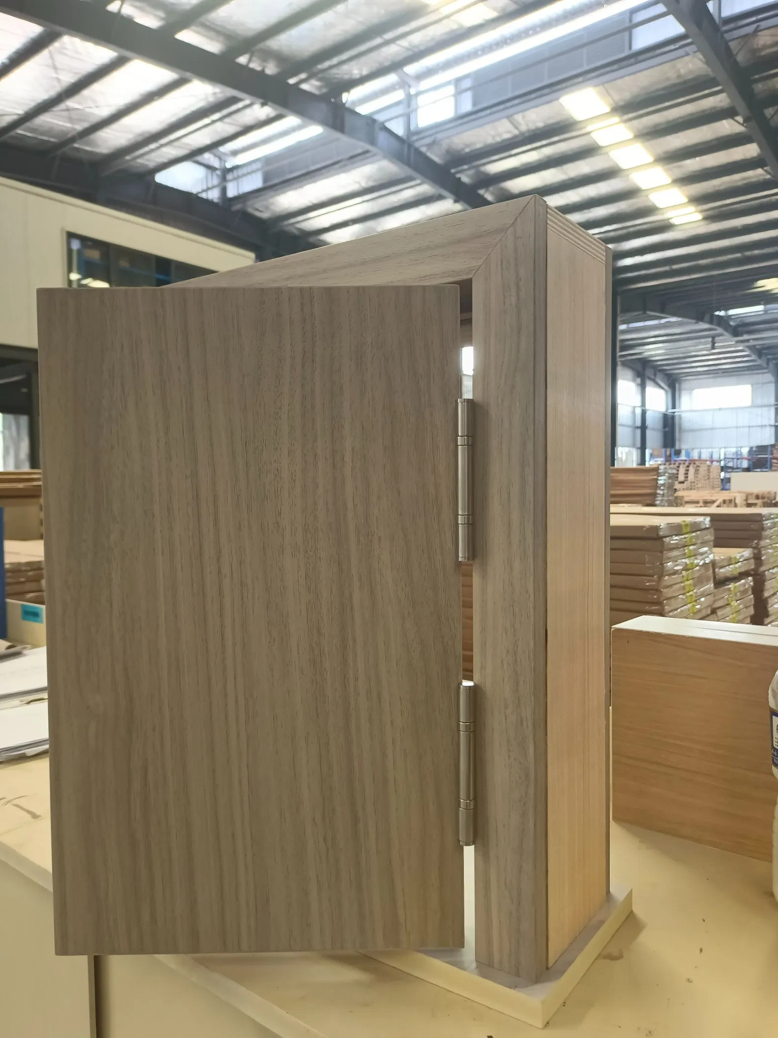 WPC Interior Door Film Wrapping Painting Finish 2030mm Water Content 0.2%-0.3%