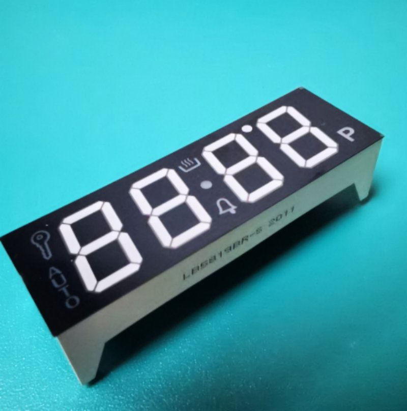 Ultra Bright Red 4 Digit 7 Segment LED Display for Clarity