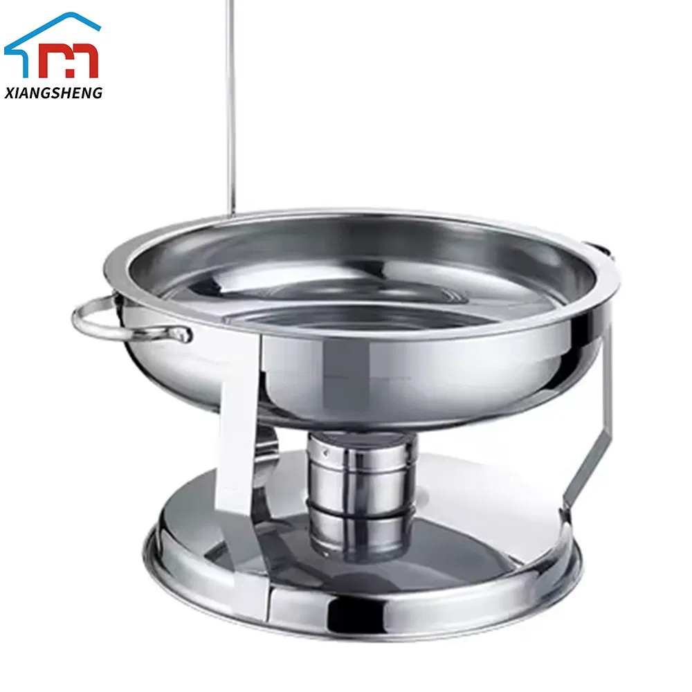 Xiangsheng 6L Stainless Steel Round Chafing Dish with Hanging Lid