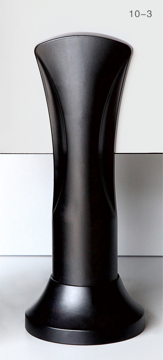 Black One Side Toilet Cubicle Adjustable Leg