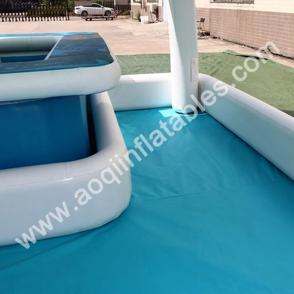 Inflatable Swimming Floating Pool Bar for Backyard