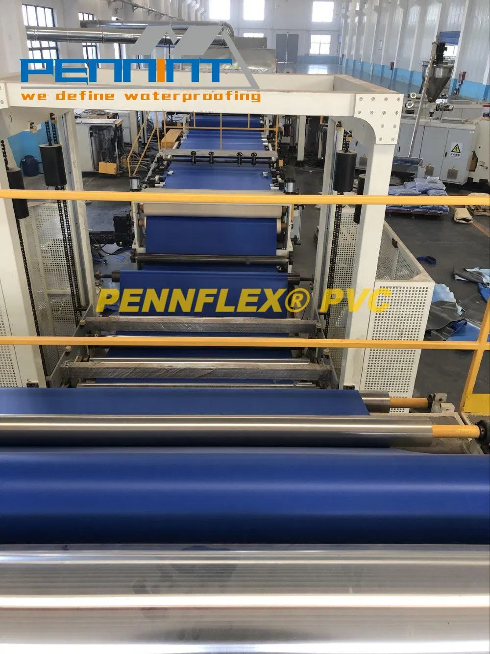 Flexible Blue Homogeneous/Reinforced PVC Pool Tank Liner Waterproofing Membrane