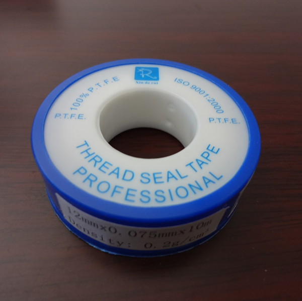 100% PTFE High Quality PTFE Tape Used on Water Gas and Oil Pipe