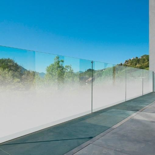 Wholesale 10mm Acid Etched Glass with Gradient for Shower Door